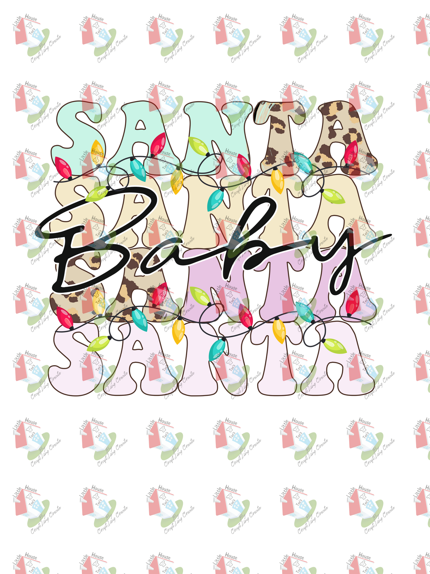 07270 Christmas baby design SANTA BABY