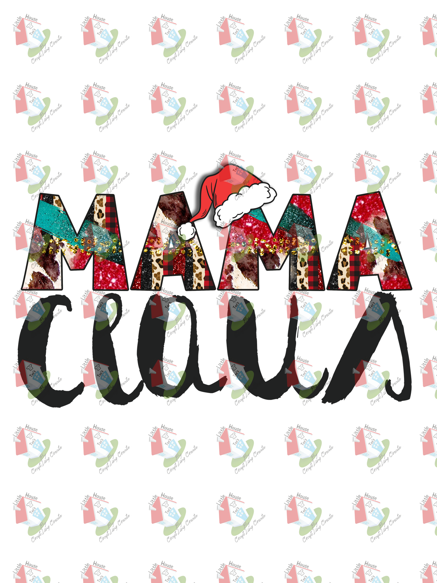 07326 MAMA CLAUS DESIGN t shirt