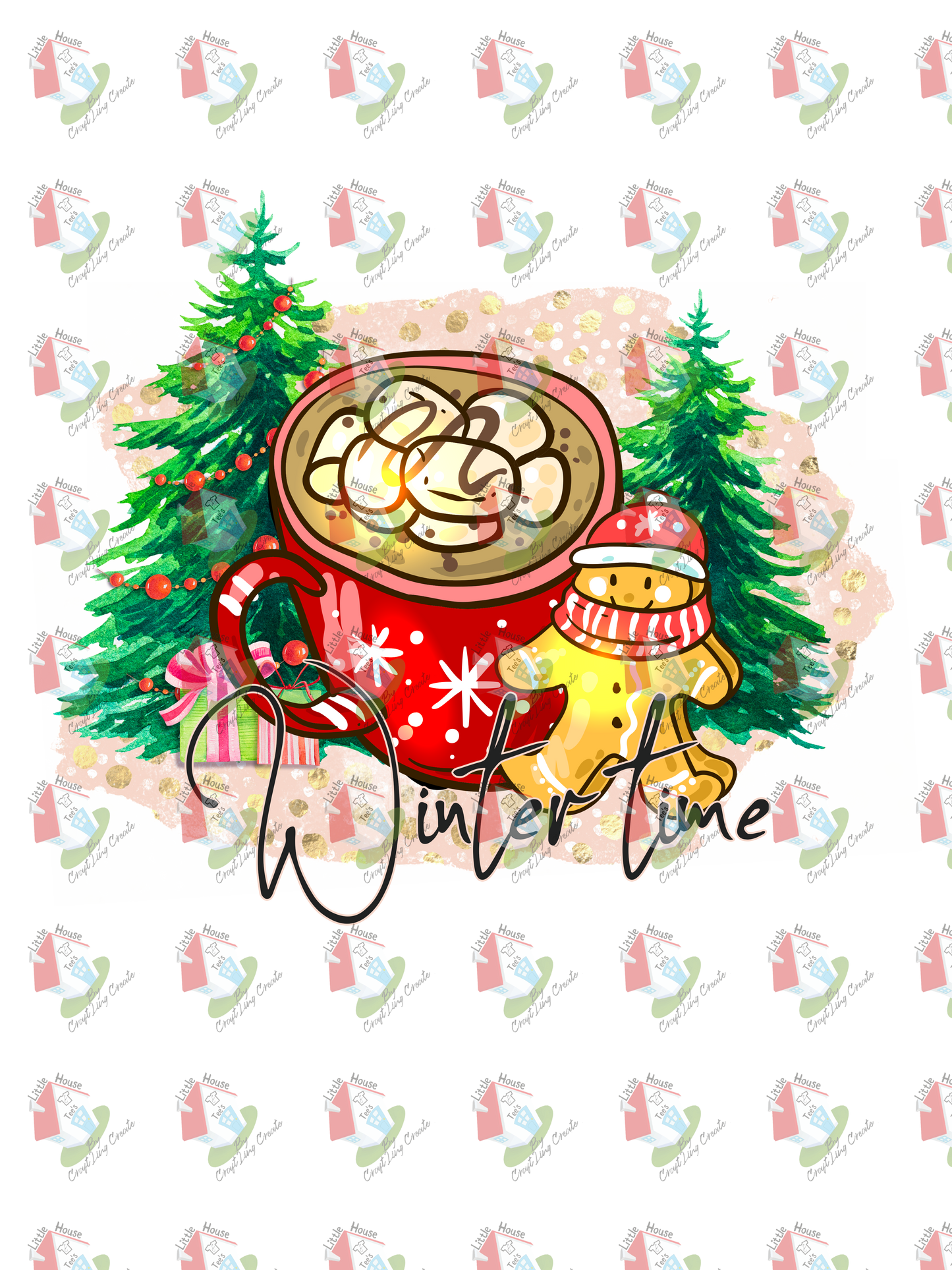 07366 winter time DESIGN t shirt