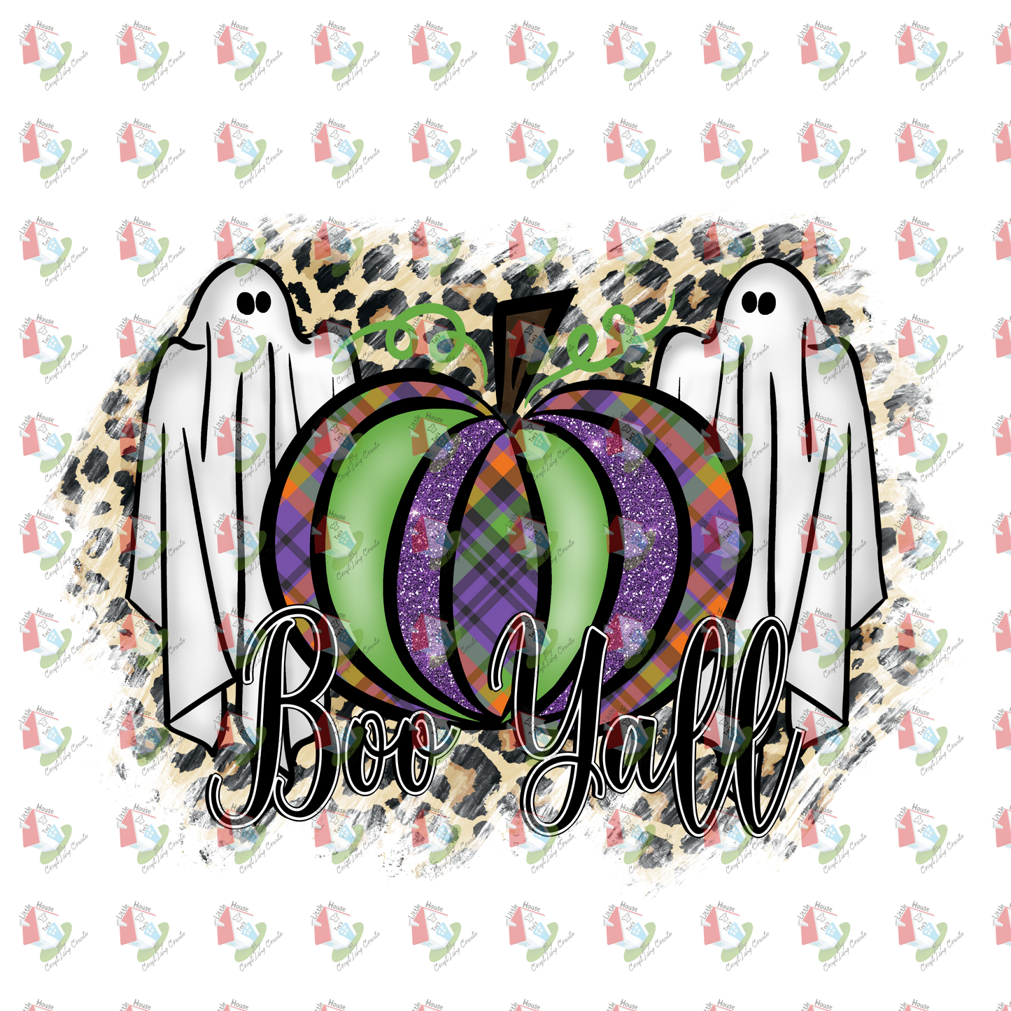7157 Boo yÕall leopard ghosts