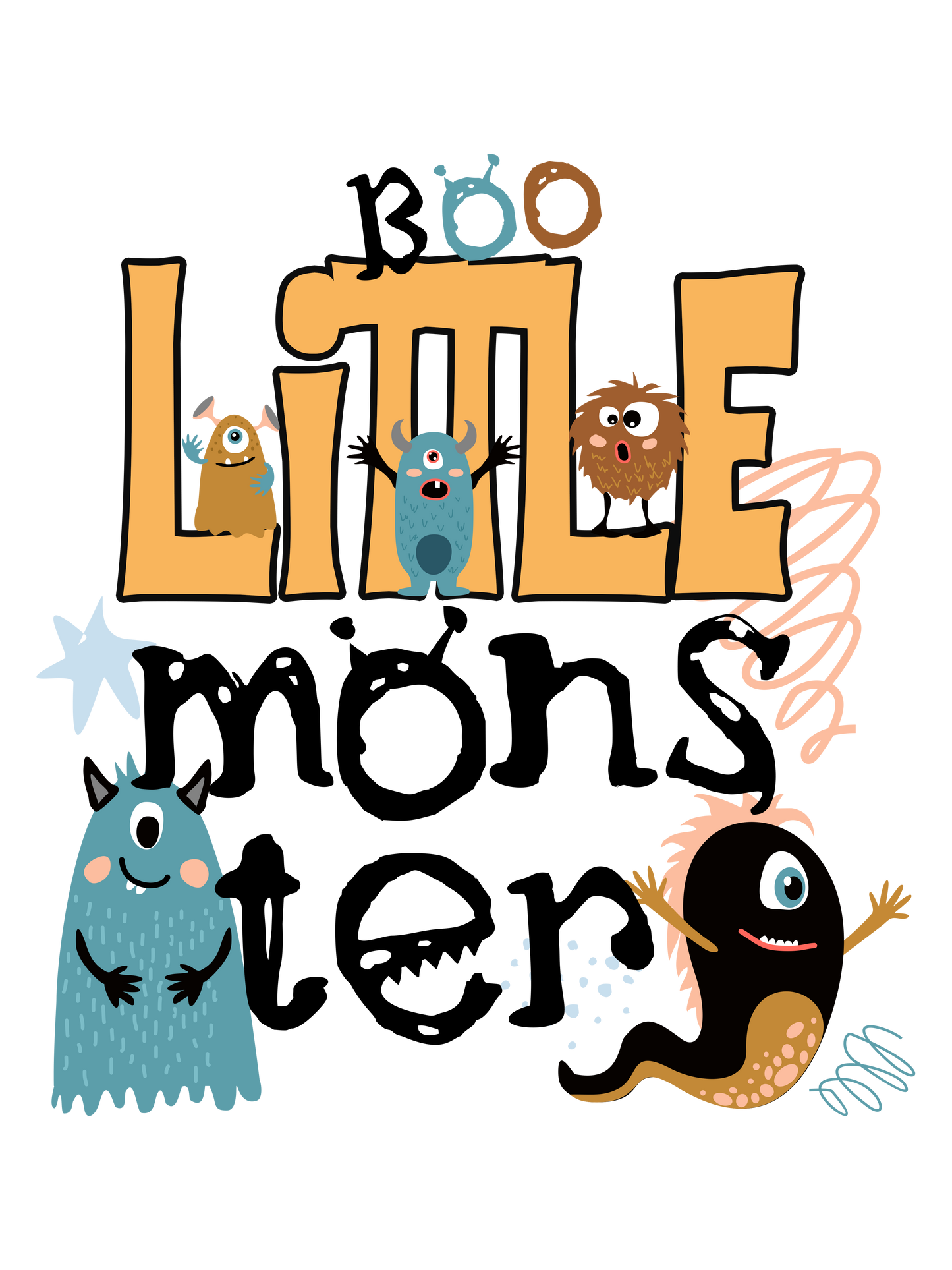 7188 HALLOWEEN LITTLE MONSTER t shirt