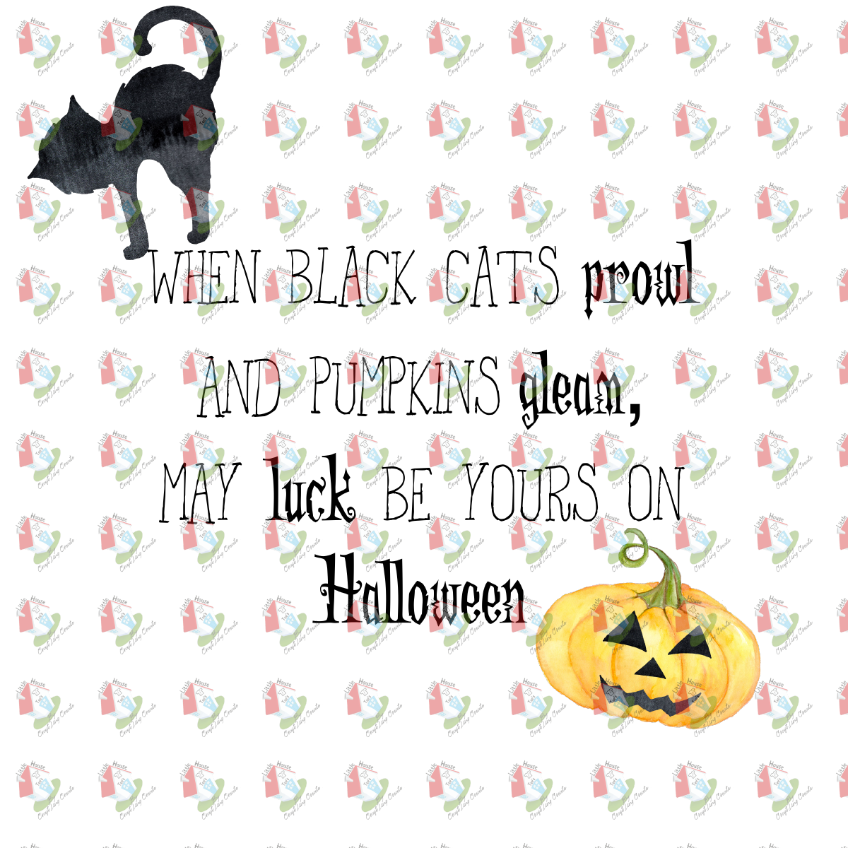 7190 Halloween rhyme