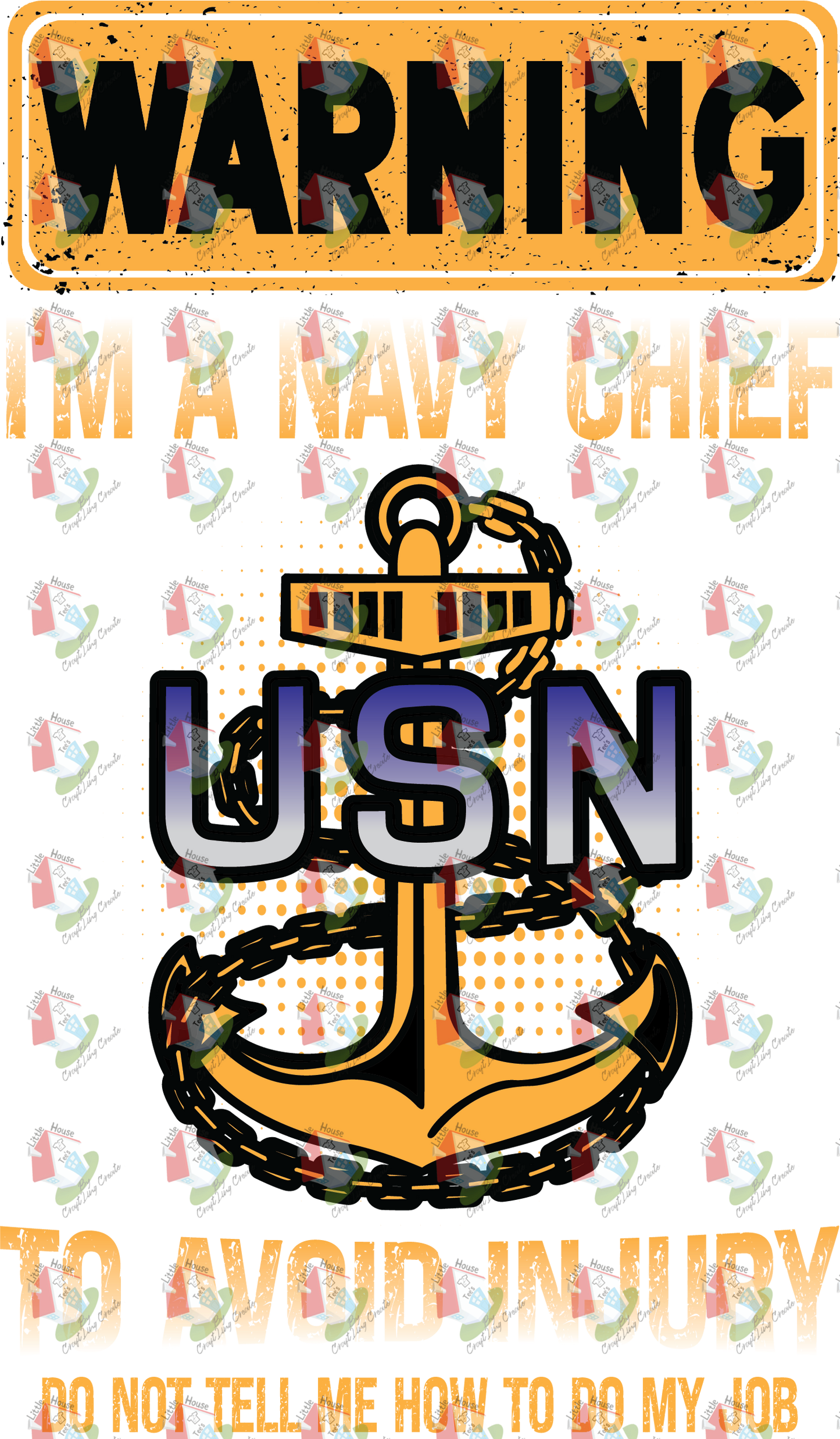 7250 - WARNING NAVY CHIEF