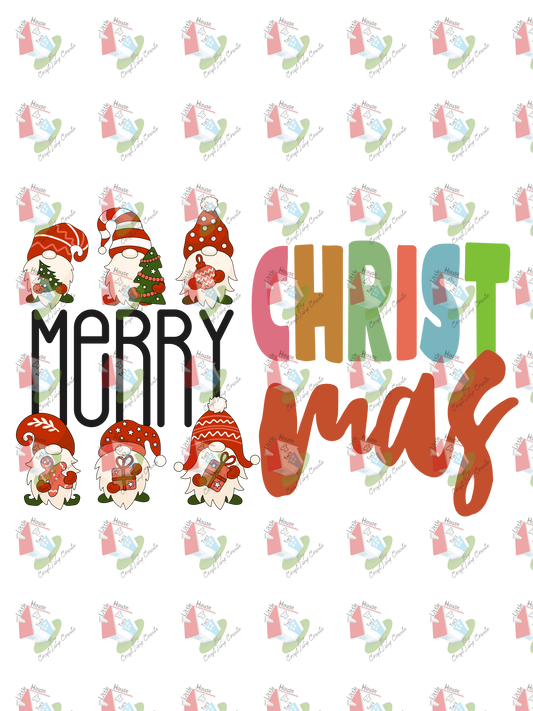07265 Christmas baby design merry christmas gnomes