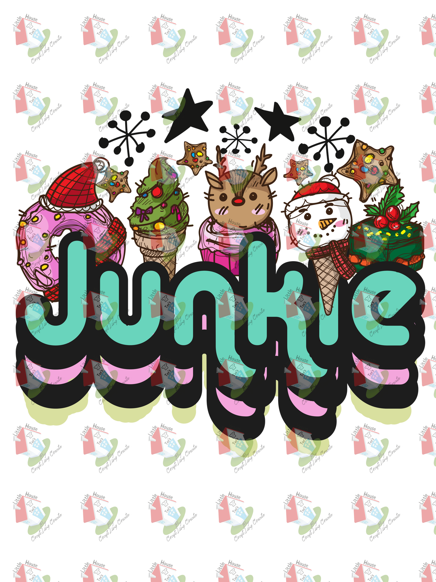 07315 junkie DESIGN  t shirt