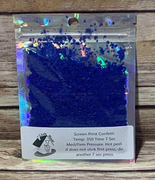 SAMPLE Pouch Royal Blue Confetti