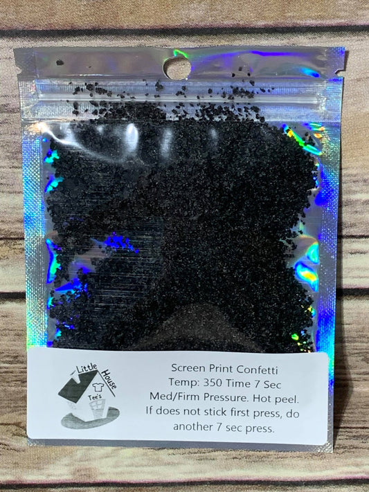 SAMPLE Pouch Black Confetti
