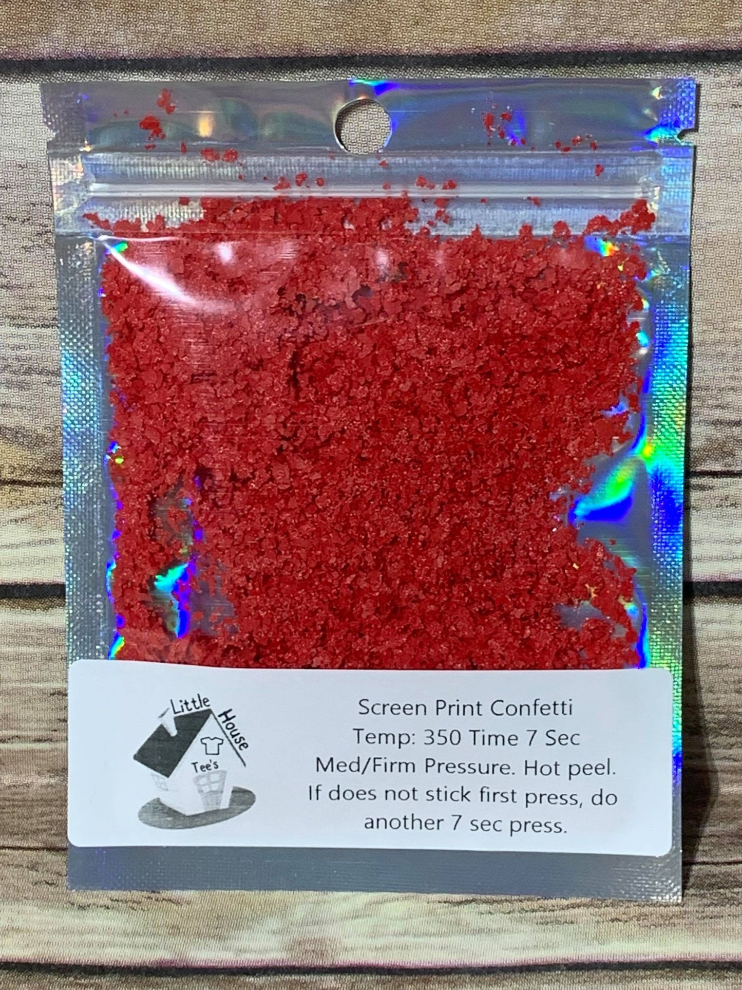 SAMPLE Pouch Red Confetti