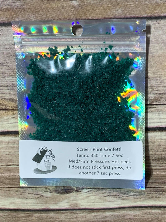 SAMPLE Pouch Green Confetti