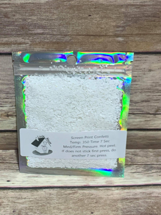 SAMPLE Pouch White Confetti