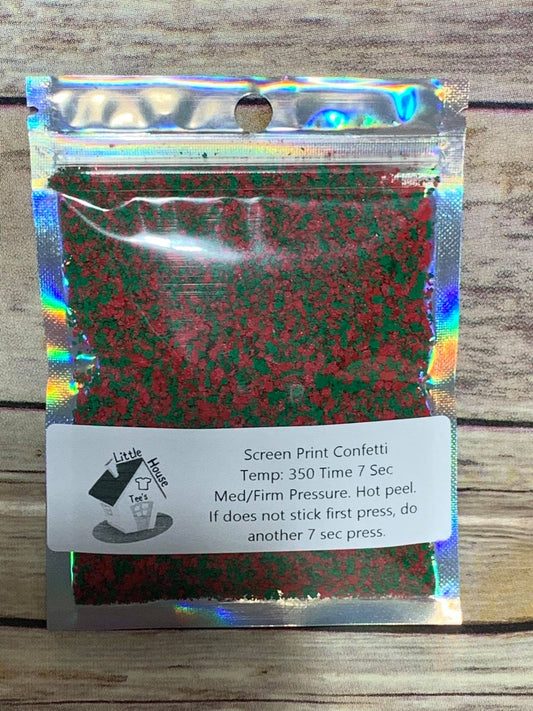 SAMPLE Pouch Christmas Colors MIX Confetti