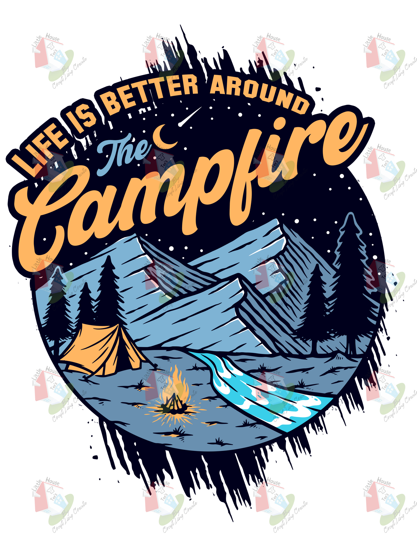 6969 Camping life is better around the campfire