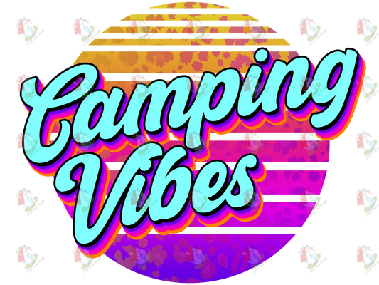 6973 Camping Vibes retro  - DTF