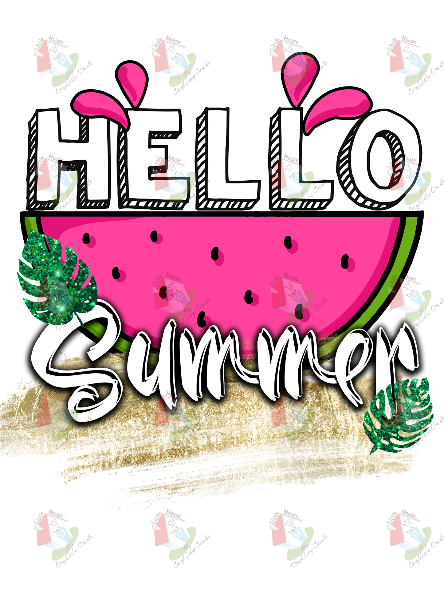 7001 Summer HELLO SUMMER   - DTF
