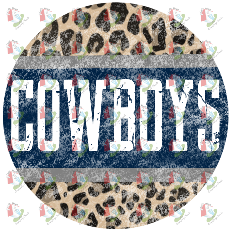 7110 - Cowboys leporad print