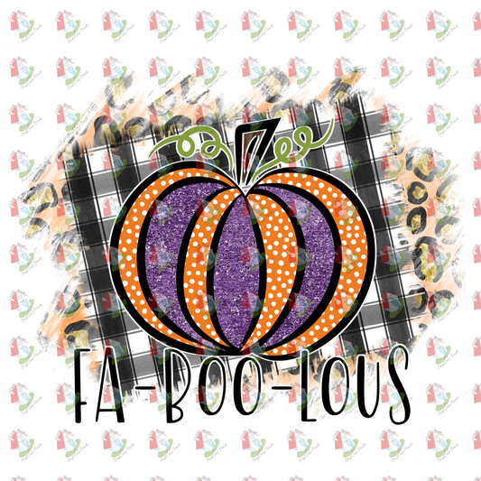 7171 Faboolous plaid pumpkin