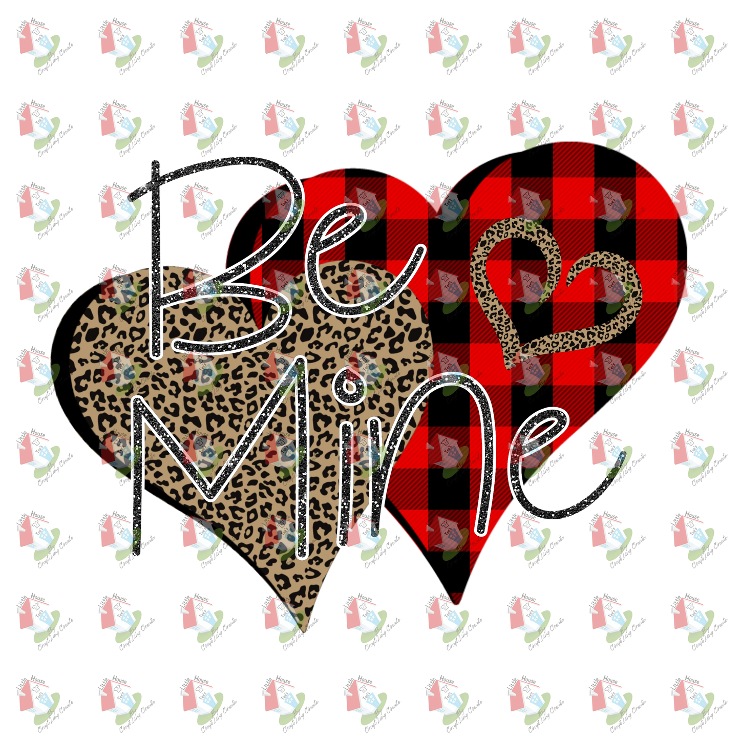 7379 Be mine plaid heart.png