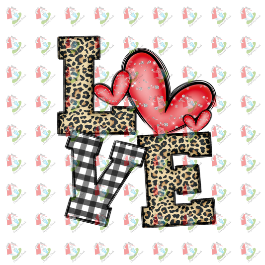 7427 Love leopard plaid heart .png