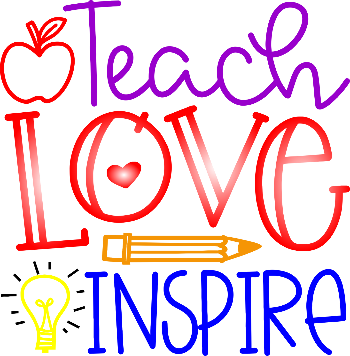 Teach Love Inspire - 6957